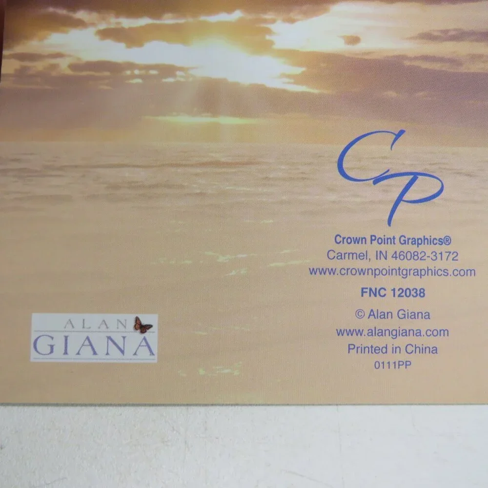ocean coastal sunset beach note cards with decorative box
